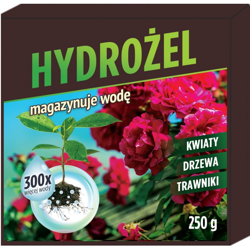 Hydrożel 250g magazyn wody do roslin kwiatów nawilżacz