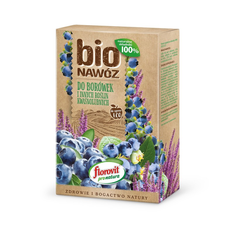 Bio nawóz do borówek i innych roślin kwaśnolubnych 0,7 kg Florovit