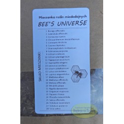 Kwietna łąka mieszanka rośli miododajnych Bee's Universe 100g